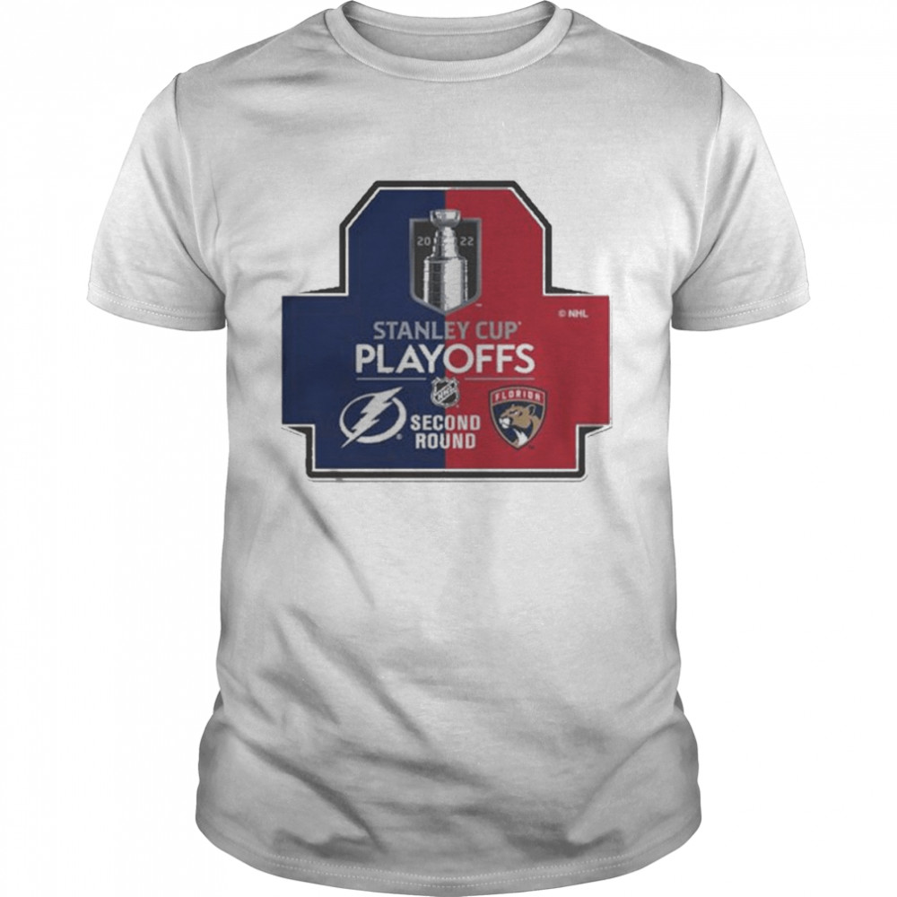 Tampa Bay Lightning vs Florida Panthers 2022 Stanley Cup Playoff Second Round  Classic Men's T-shirt