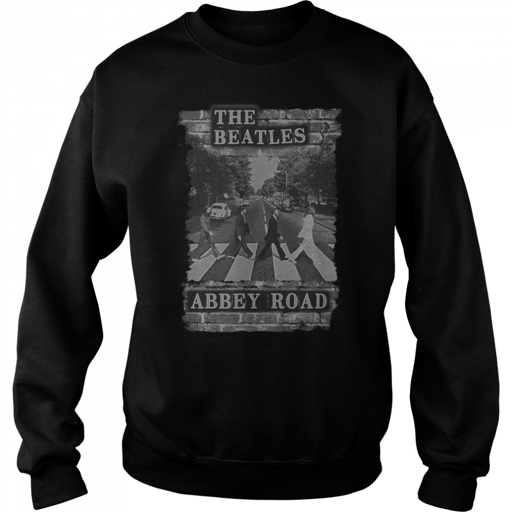 The Beatles Brick Wall Abbey Road T- Unisex Sweatshirt
