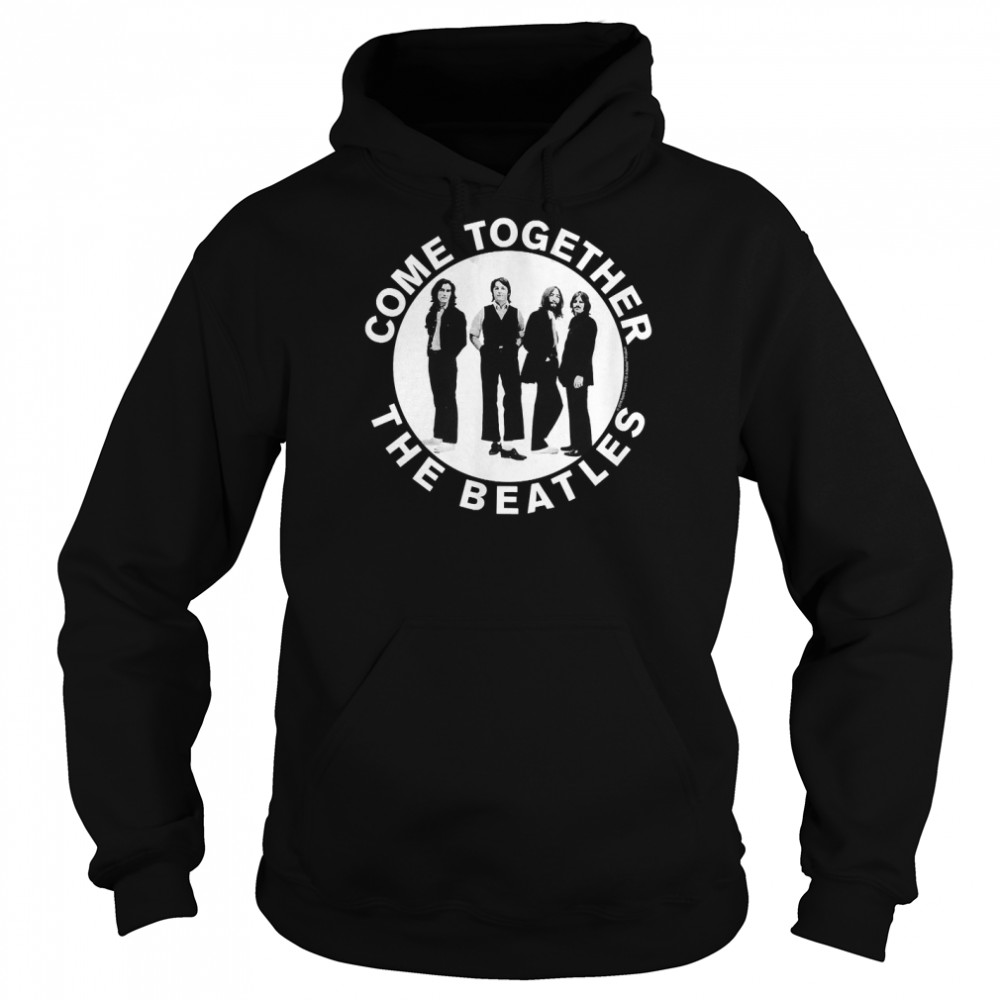 The Beatles Come Together Circle T- Unisex Hoodie