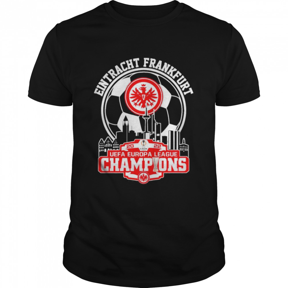 The Eintracht Frankfurt 2022 UEFA Europa League Champions T- Classic Men's T-shirt