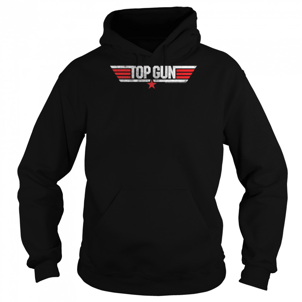top gun goose and logo t unisex hoodie