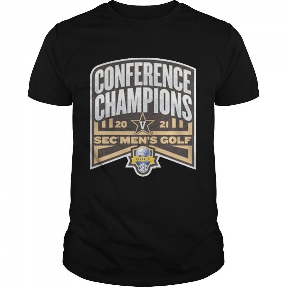 Vanderbilt Commodores Sec Men’s Golf Conference Champions T-Shirt