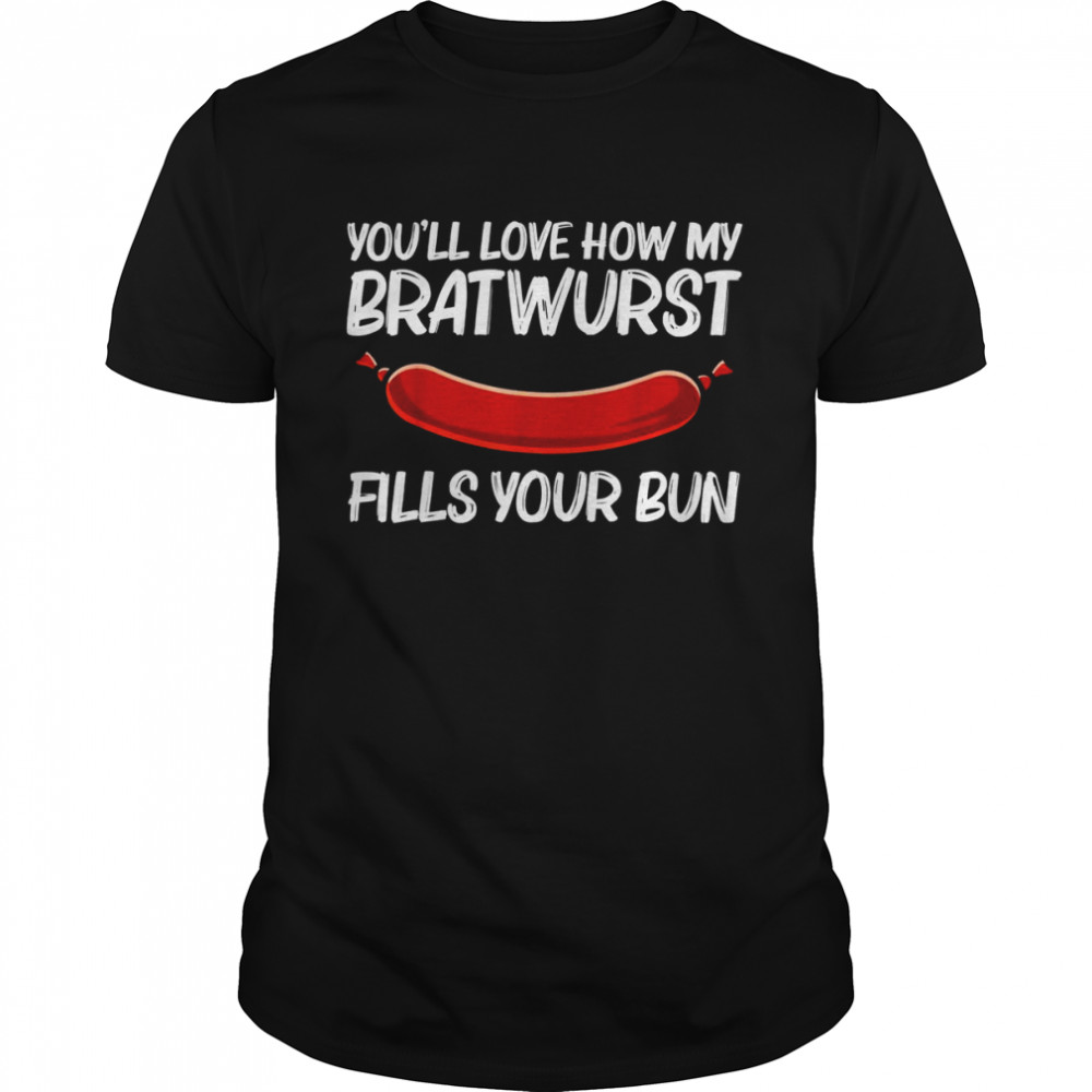 Cool Bratwurst Dad Wurst Chopped Meat German Food Shirt