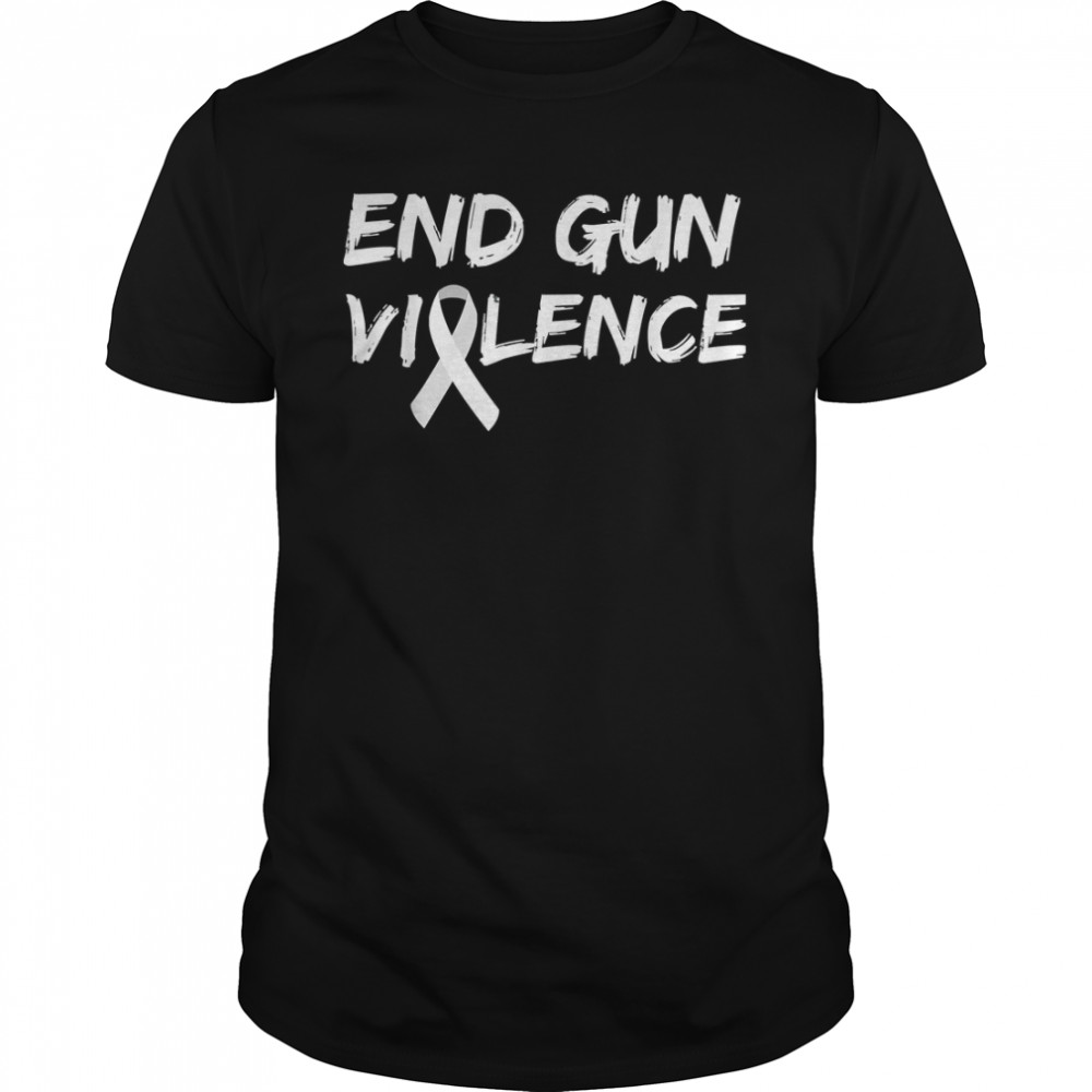 End Gun Violence Ribbon T-Shirt