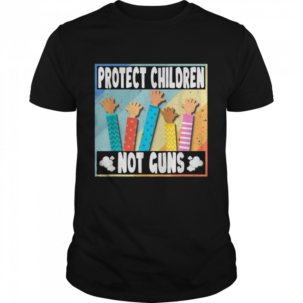 End Gun Violence Tshirt Protect Children, Not Gun Vintage T-Shirt