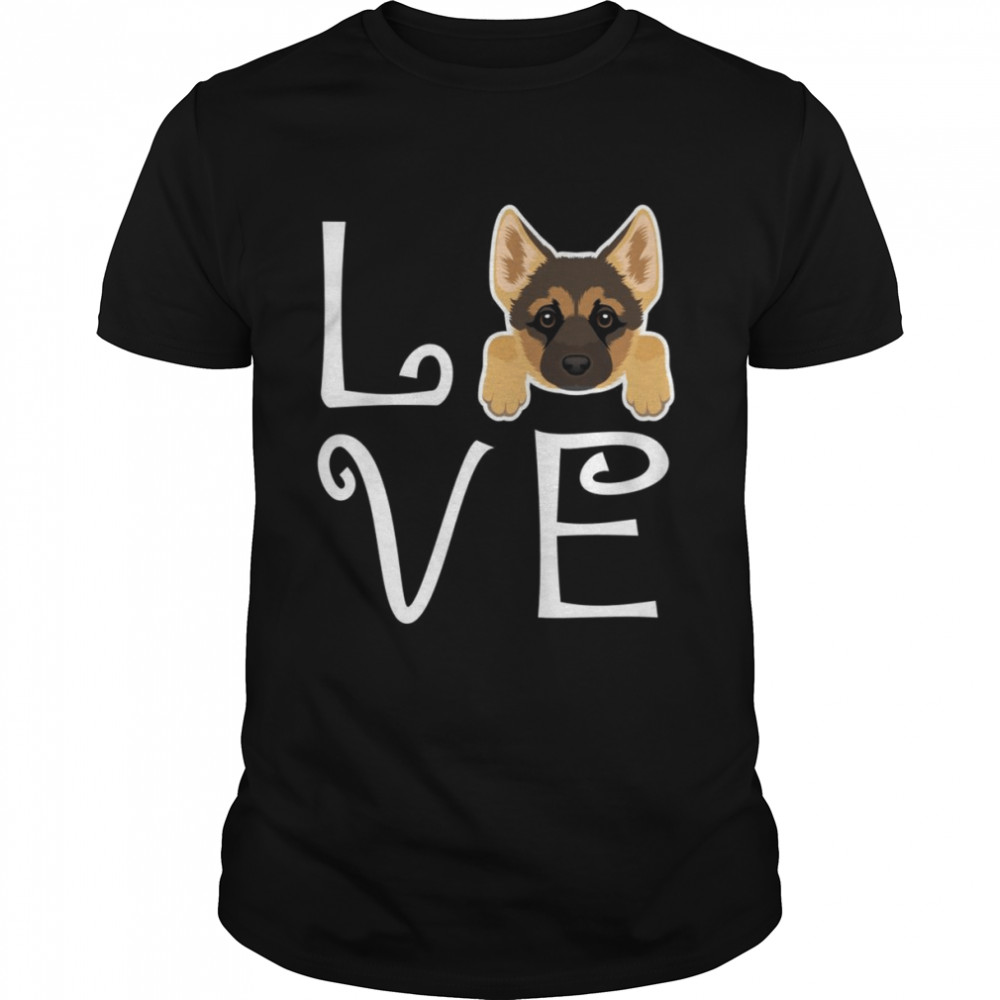 German Shepherd Love Dog Owner German Shepherd Puppy Shirt