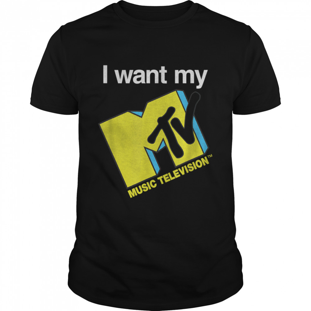 I Want My MTV Classic MTV Logo T- s T- Classic Men's T-shirt