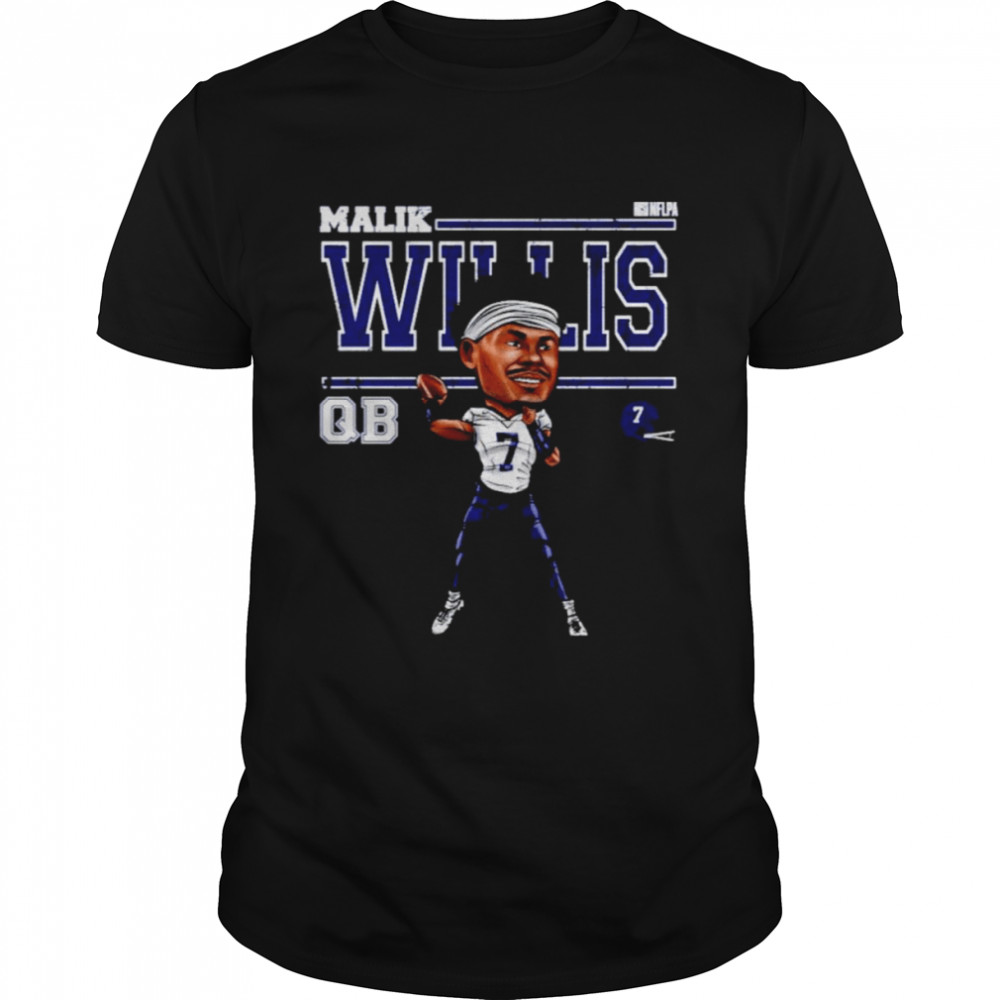 Malik Willis Tennessee Cartoon Football Shirt