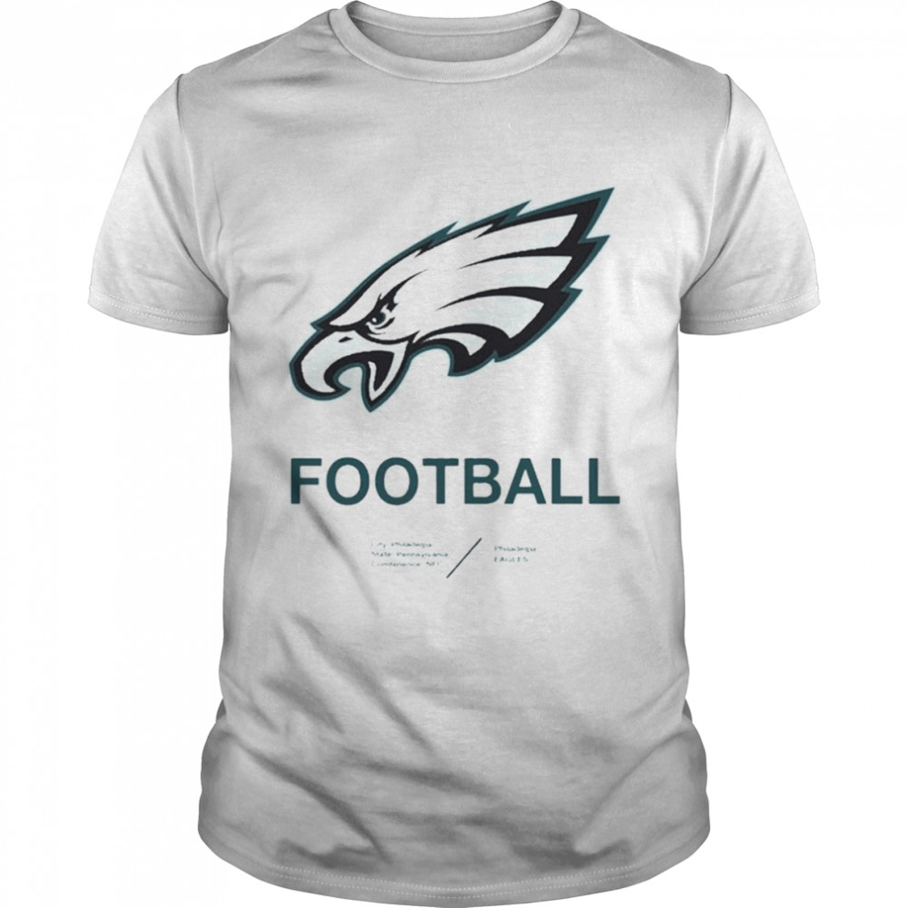 Philadelphia Eagles Infographic Nfl T- Classic Men's T-shirt