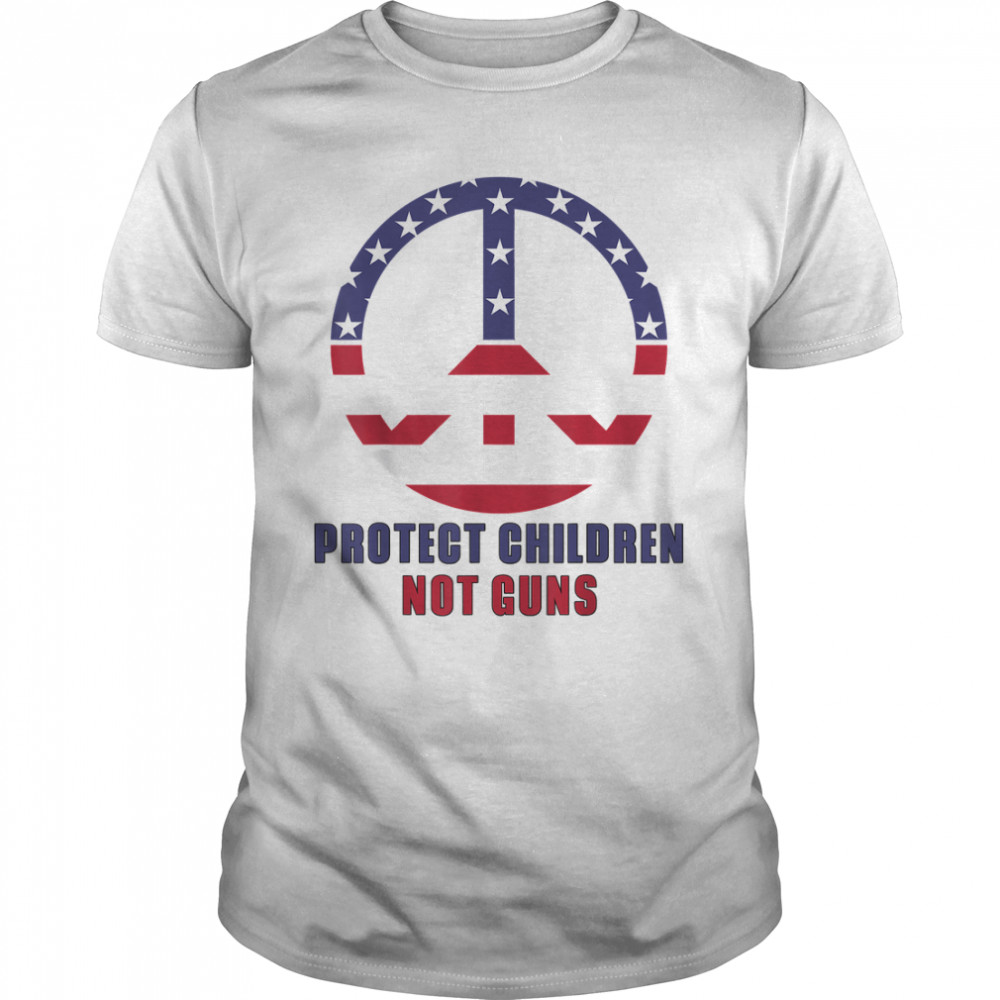 Protect Children Not Gun Anti-Gun Gun Control T-Shirt Copy