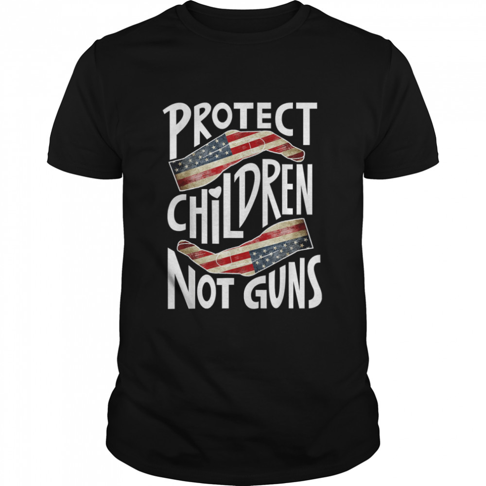 Protect Children Not Guns End Guns Violence Texas America T-Shirt