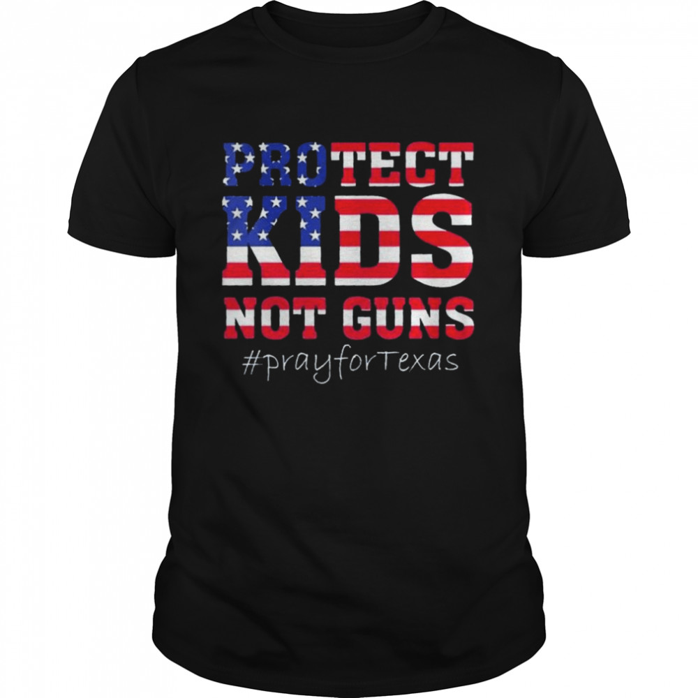 Protect Kids Not Guns, End Gun Violence American Flag Shirt