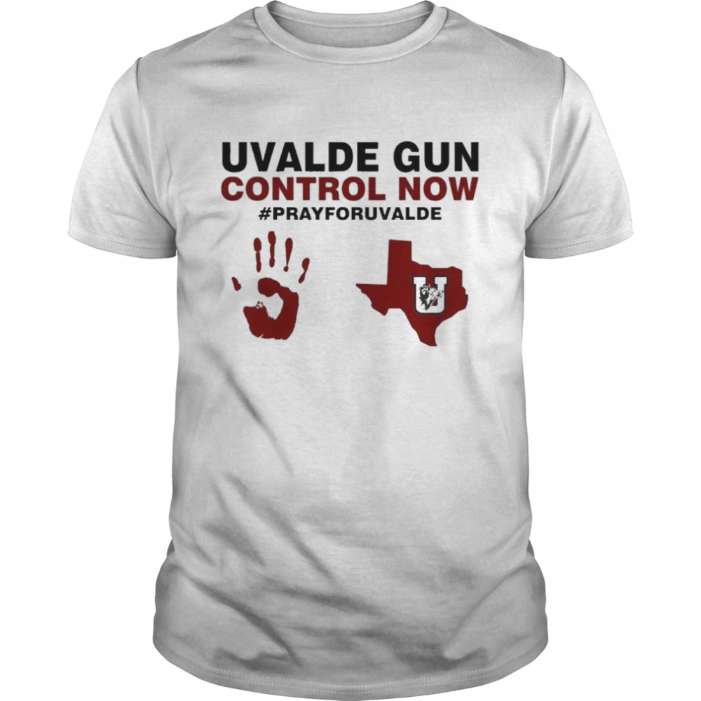 Uvalde Gun Control Now Pray For Uvalde Hand And Texas Shirt