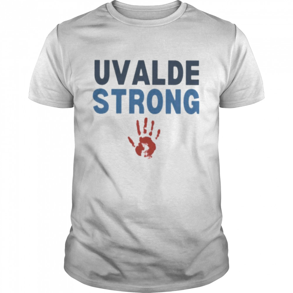 Uvalde Strong Hand Pray For Texas Protect Our Children Shirt