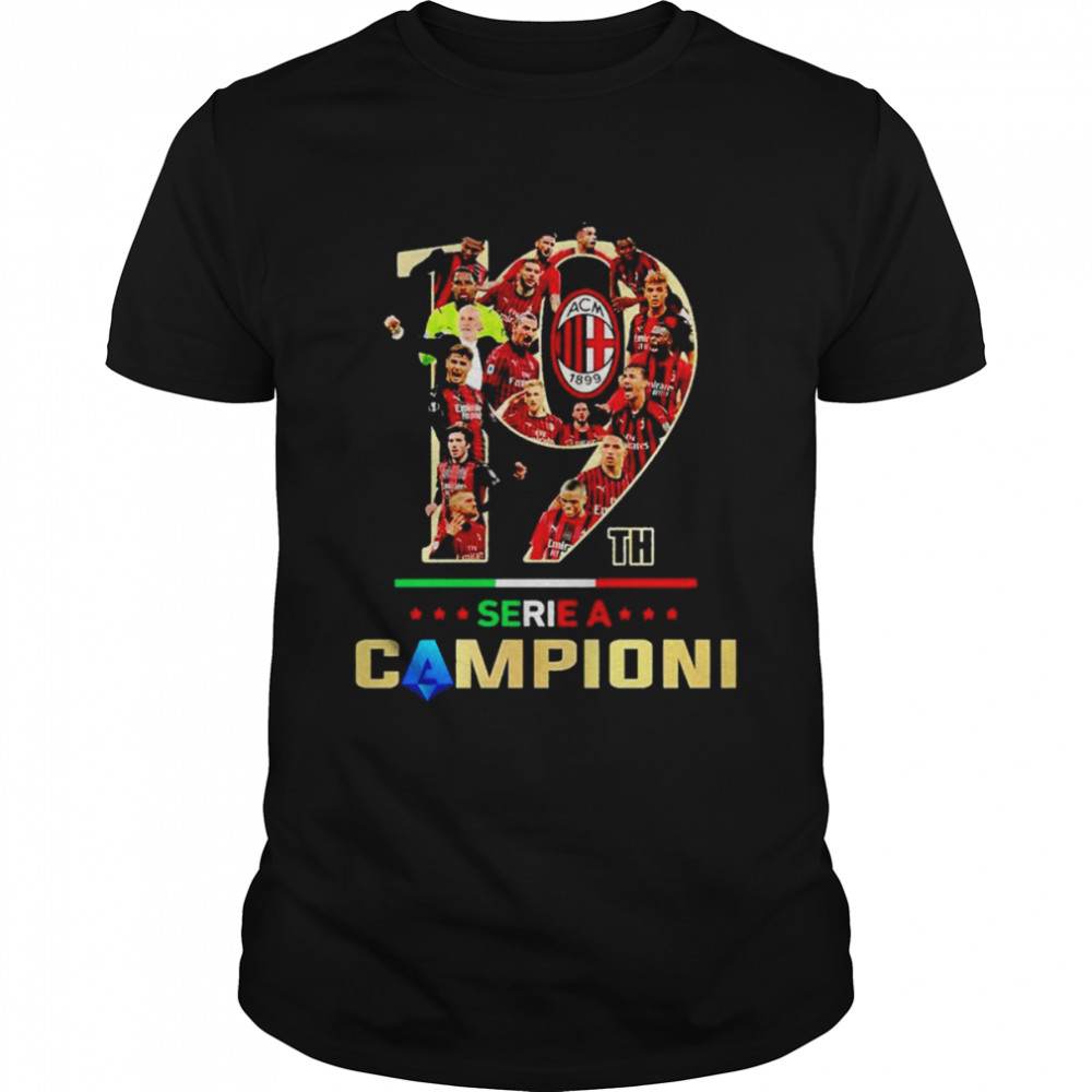 Ac Milan 19Th Series A Campioni Shirt