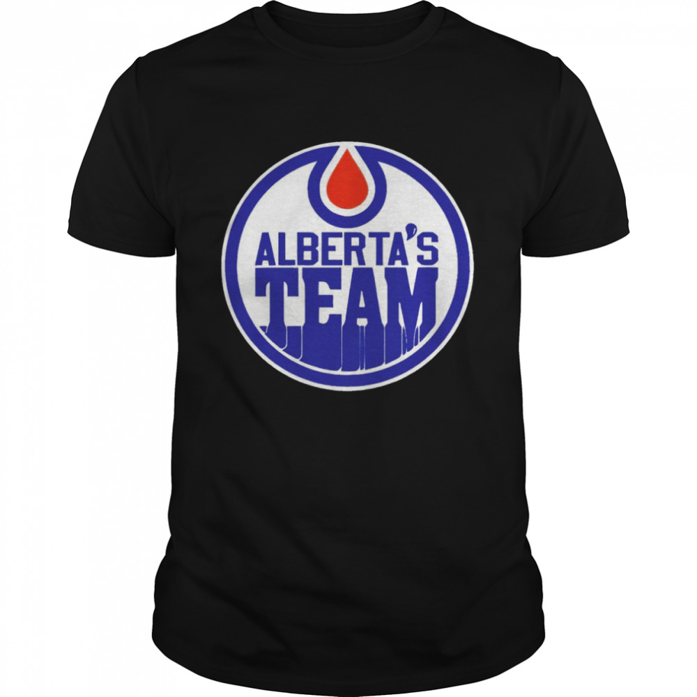 Edmonton Oilers Hockey Alberta’s Team logo T-shirt Classic Men's T-shirt