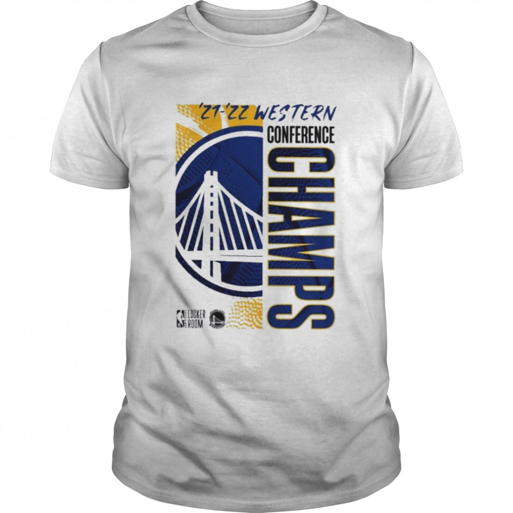 Golden State Warriors 2021-2022 Conference Champions Locker Room T-Shirt
