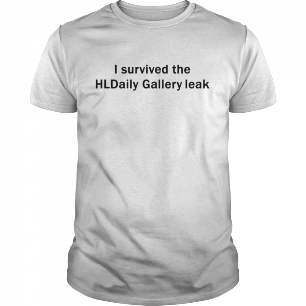 I survived the hldaily gallery leak shirt Classic Men's T-shirt