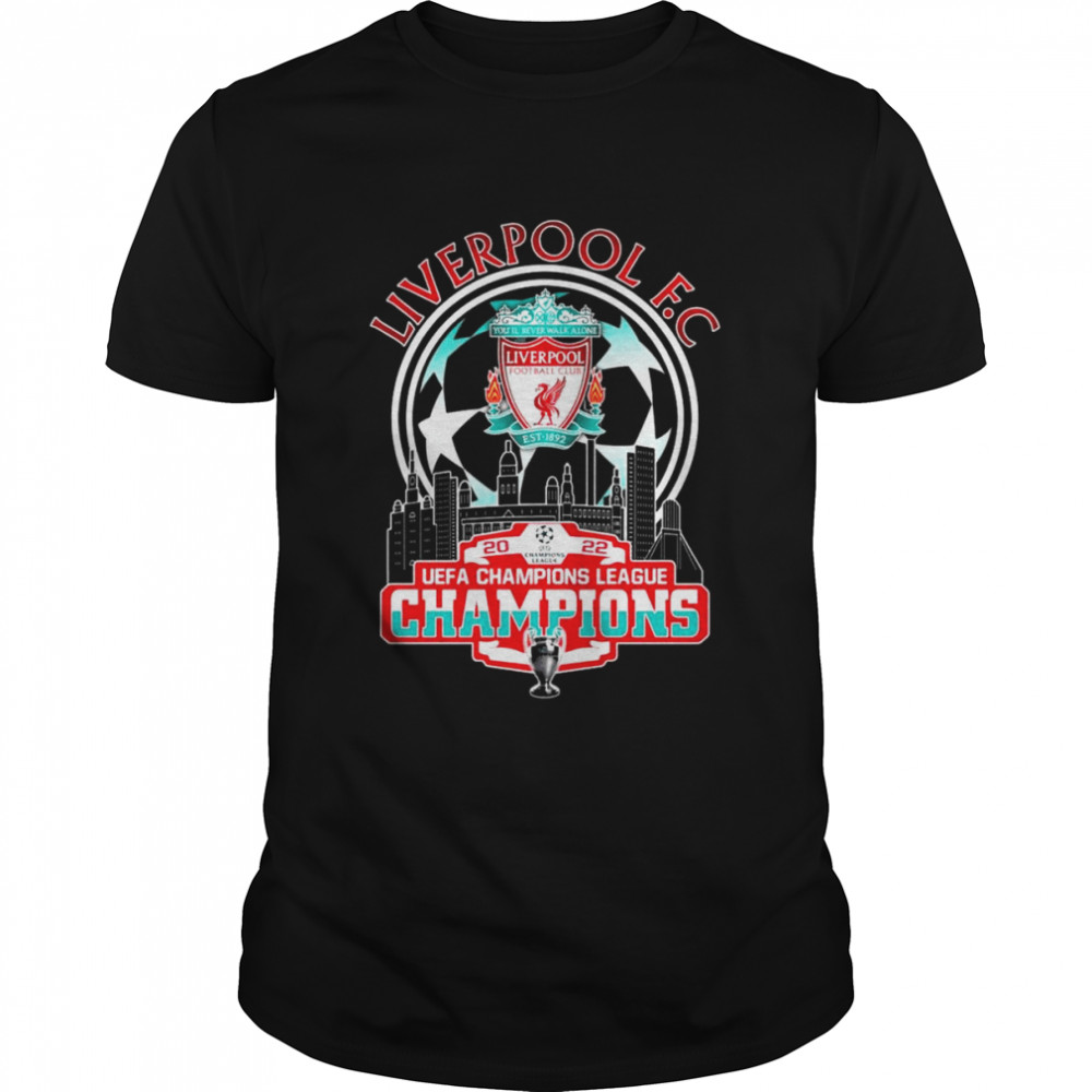 Liverpool F.C 2022 UEFA Champions League Champions Liverpool City Shirt