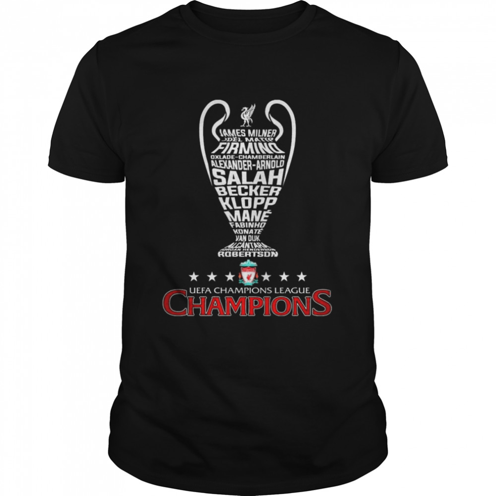 Liverpool F.C Coppa Campioni 2022 UEFA Champions League Champions Shirt