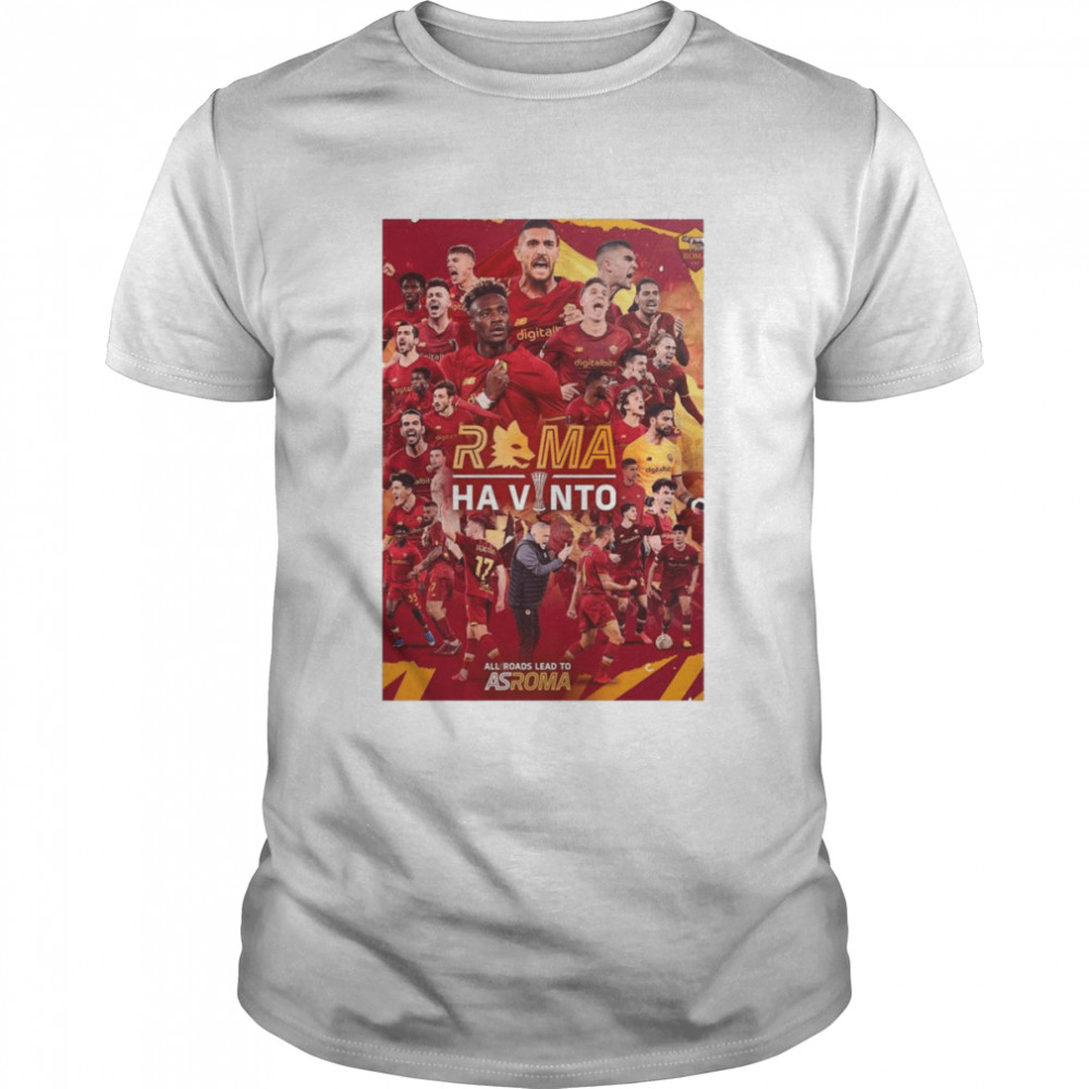 Roma Ha Vinto All Roads Lead To AS Roma  Classic Men's T-shirt