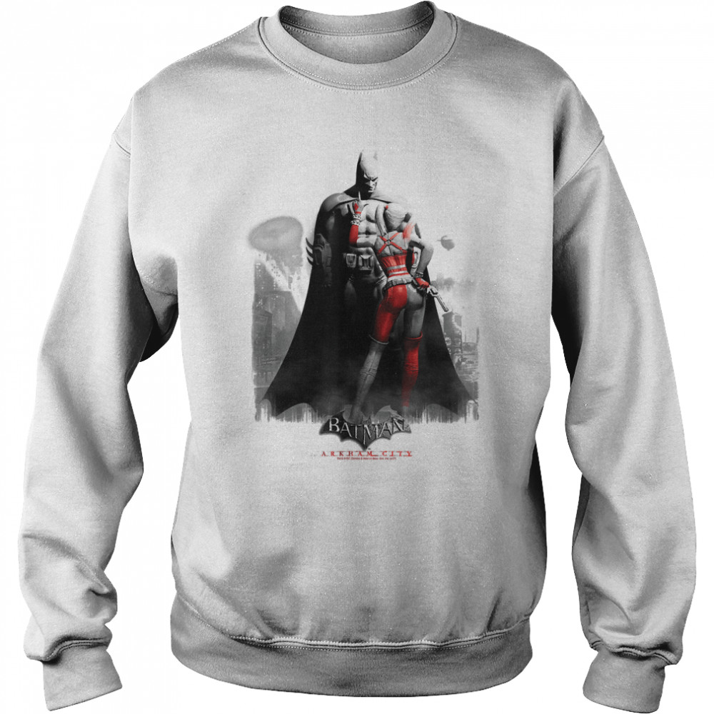 Batman Arkham City Harley Quinn and Bats T-Shirt - Store T-shirt Shopping  Online