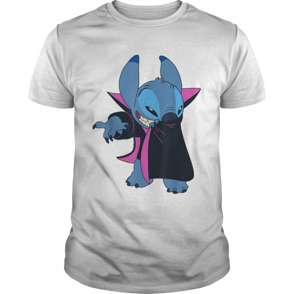 Disney Lilo & Stitch Halloween Stitch Vampire Costume T-Shirt