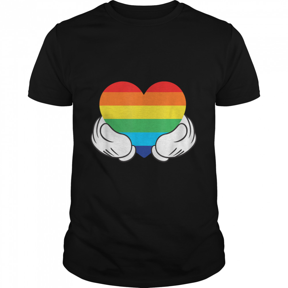 Disney Mickey Mouse Hands Rainbow T-Shirt