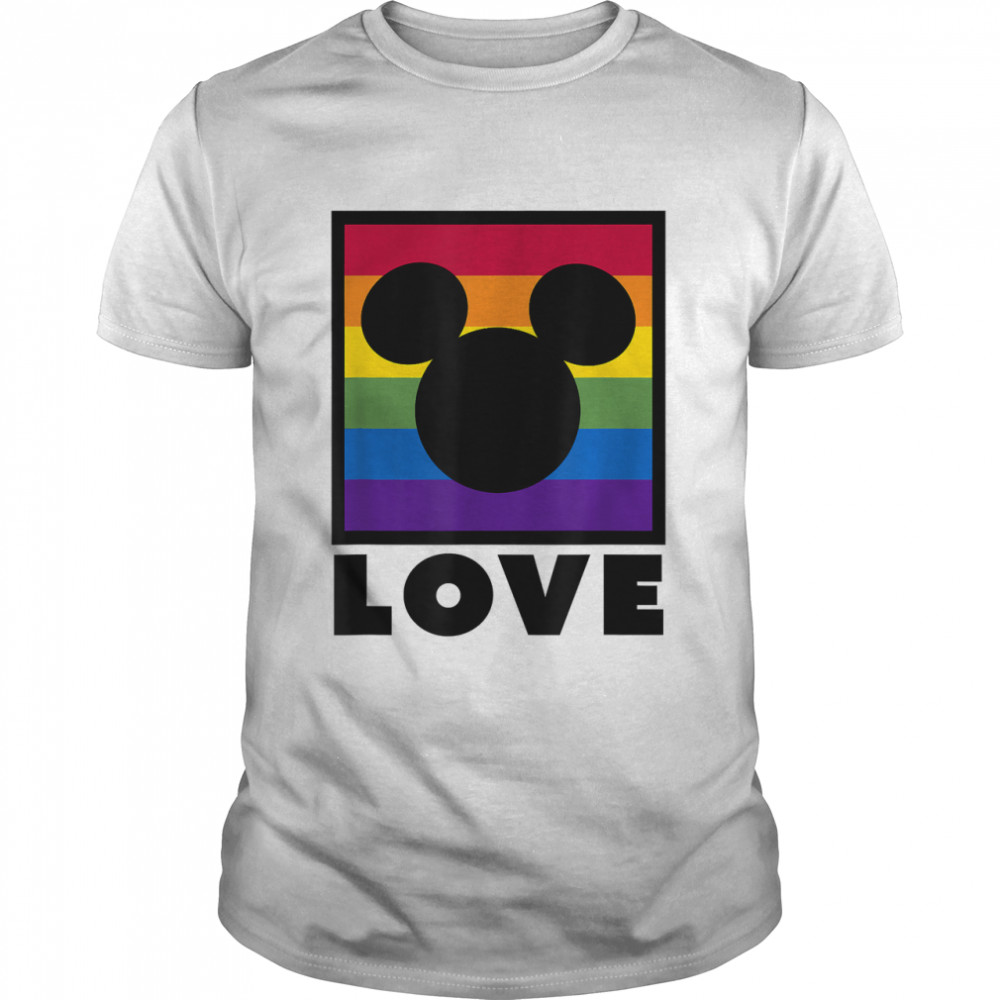 Disney Mickey Mouse Love Pride Box Up T-Shirt