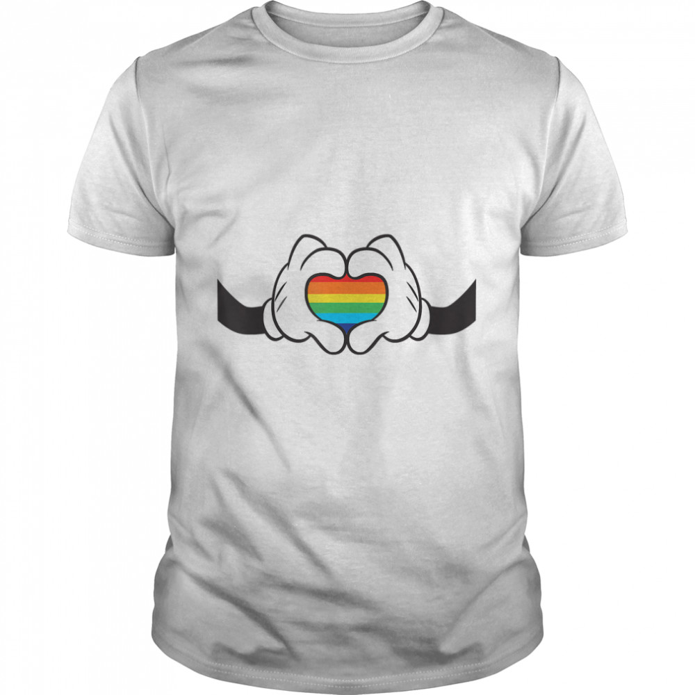 Disney Mickey Mouse Rainbow Hands T-Shirt
