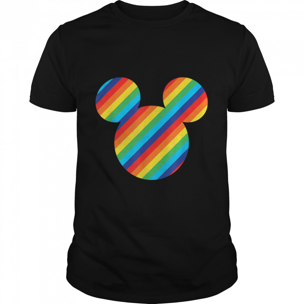 Disney Mickey Mouse Rainbow Icon T-Shirt