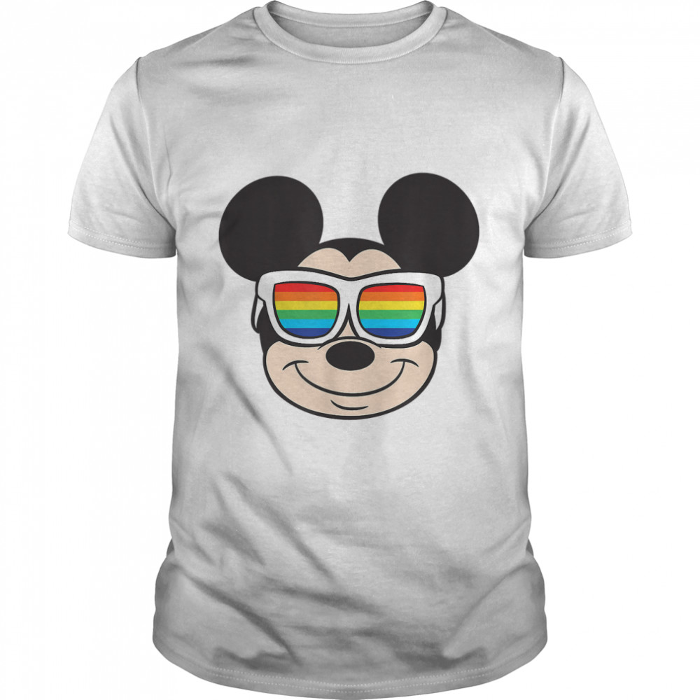 Disney Mickey Mouse Rainbow Sunglasses T-Shirt