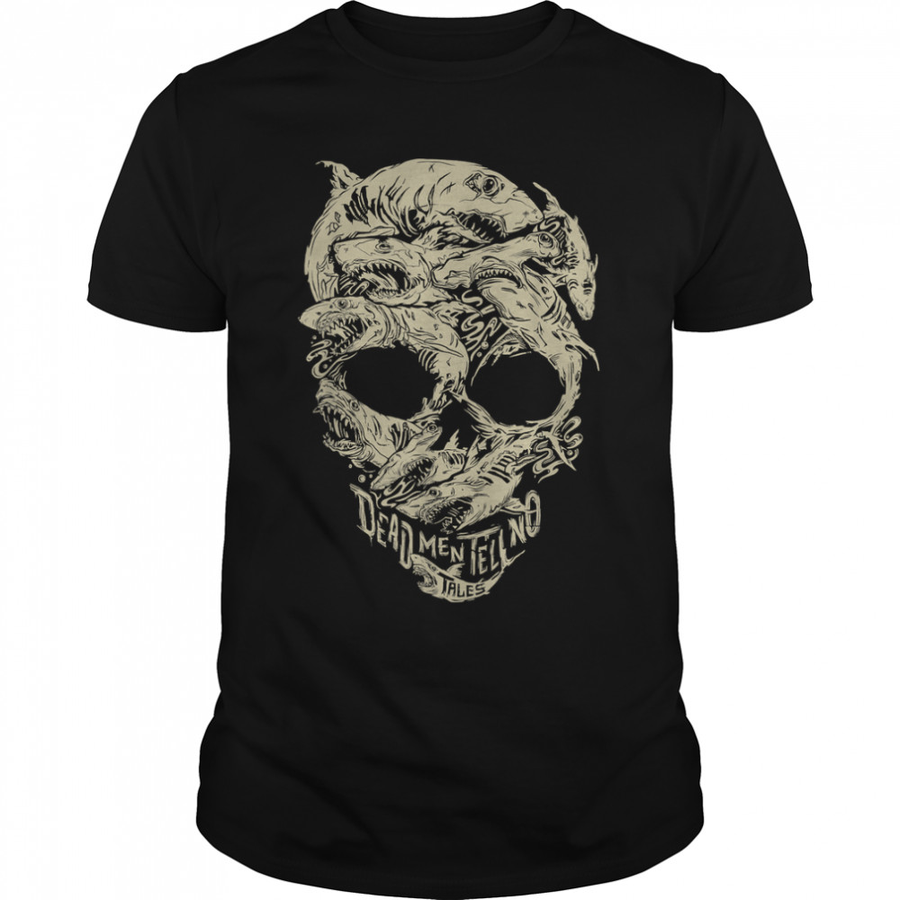 Disney Pirates Shark Skull T-Shirt