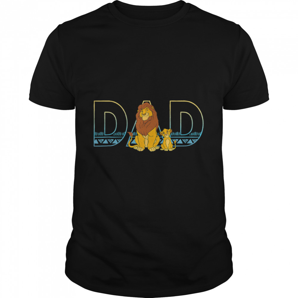 Disney The Lion King Simba And Mufasa Dad T-Shirt