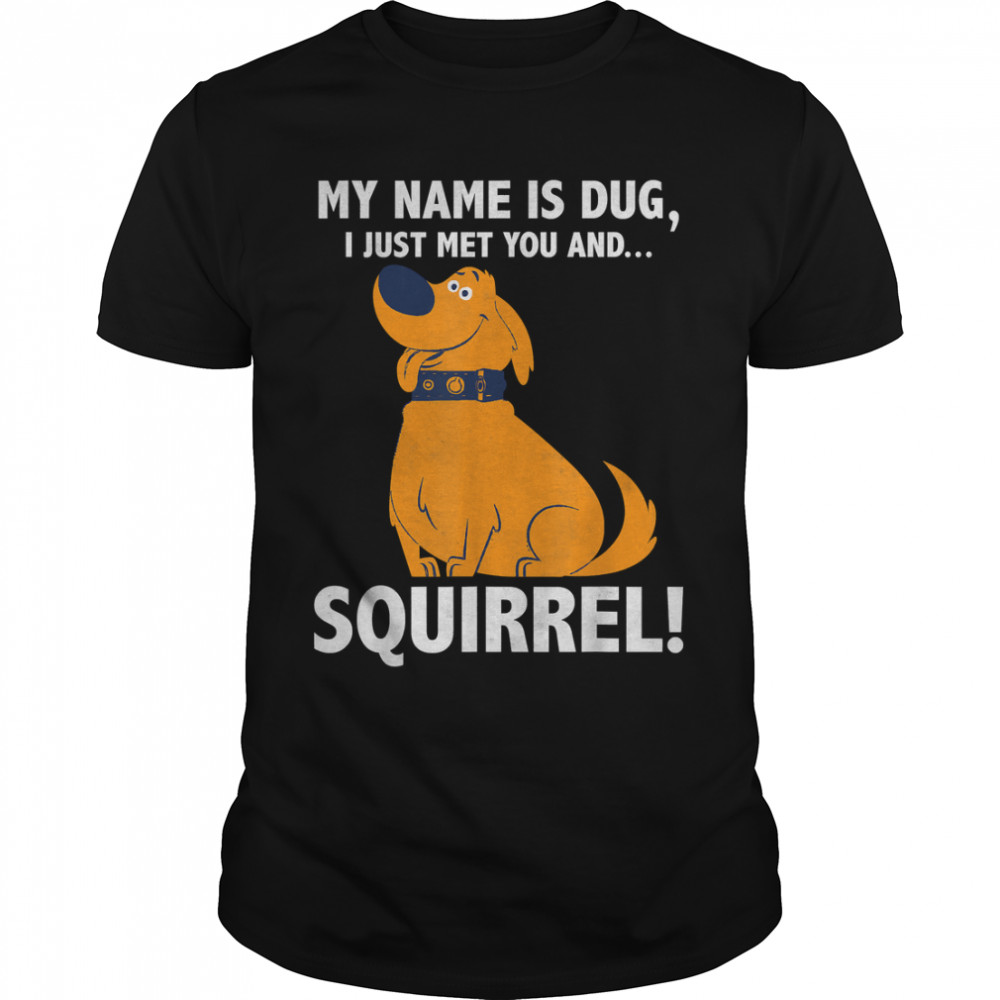 Disney Up My Name Is Dug Squirrel Graphic T-Shirt T-Shirt