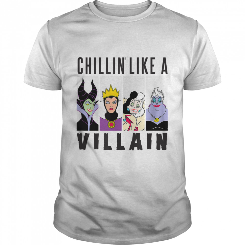 Disney Villain Gang Ursula,Evil Queen,Cruella,Maleficent T-Shirt