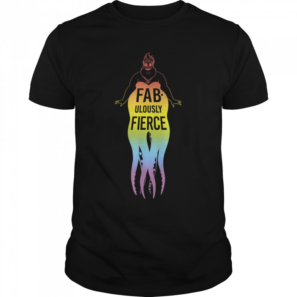 Disney Villains Ursula Rainbow Fabulously Fierce T-Shirt