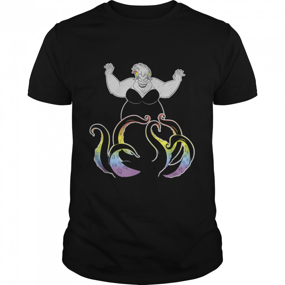 Disney Villains Ursula Rainbow Tentacles T-Shirt