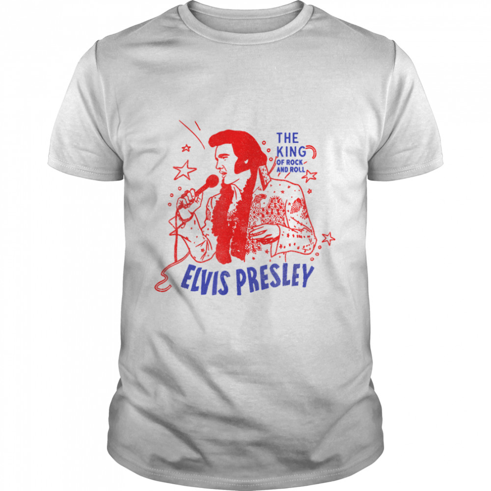 Elvis Presley Official King Of Rock And Roll T-Shirt