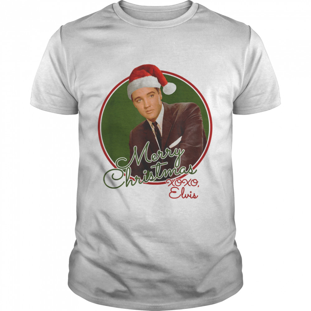 Elvis Presley Official Merry Christmas Xoxo, Elvis! T-Shirt
