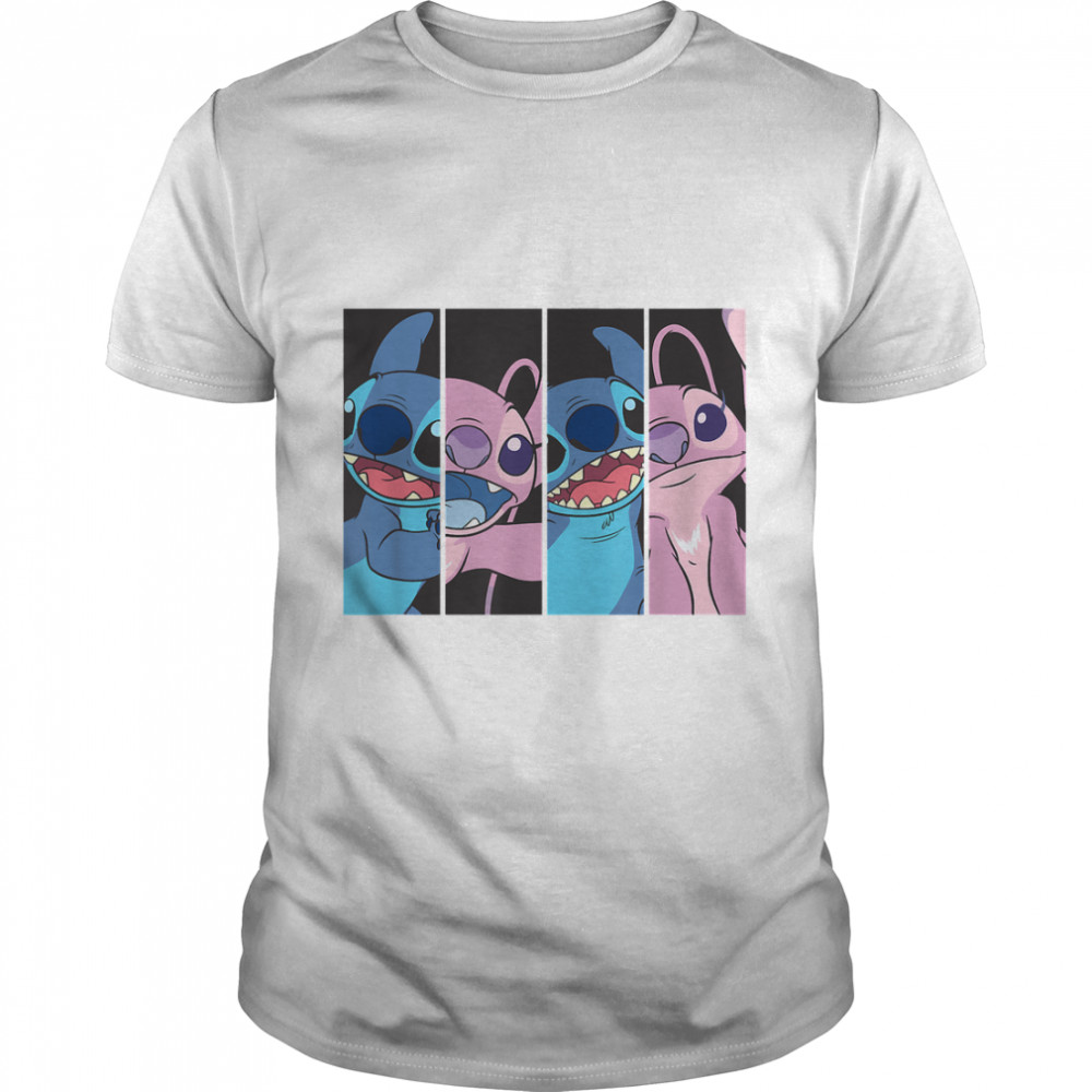 Lilo & Stitch 2 The Series - Stitch & Angel Boxed Faces T-Shirt