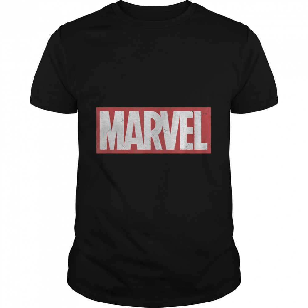 Marvel Classic Distressed Logo Graphic T-Shirt T-Shirt