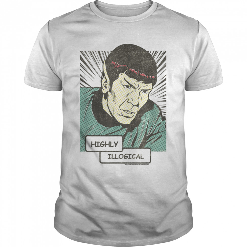 Star Trek Original Series Spock Retro Comic T-Shirt