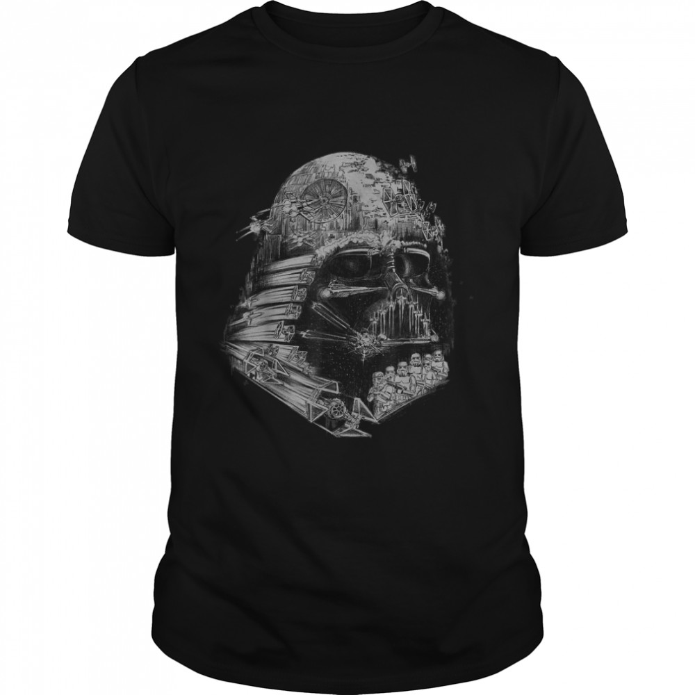 Star Wars Darth Vader Build The Empire Graphic T-Shirt T-Shirt
