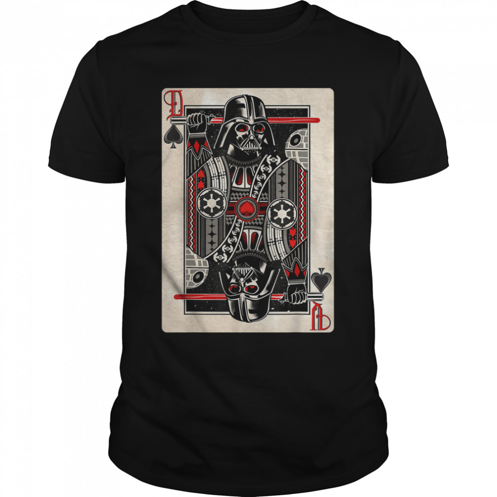 Star Wars Darth Vader King Of Spades Graphic T-Shirt T-Shirt