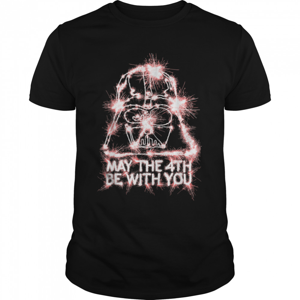 Star Wars Darth Vader May The 4Th Be With You Sparkler T-Shirt