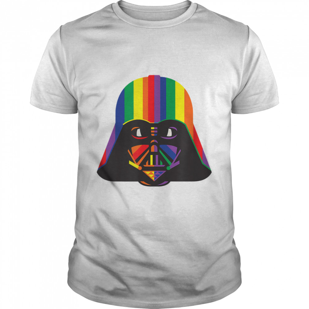 Star Wars Darth Vader Rainbow Helmet T-Shirt