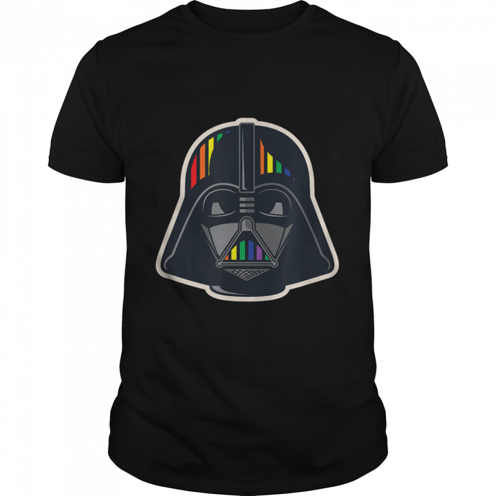 Star Wars Darth Vader Rainbow Stripes T-Shirt
