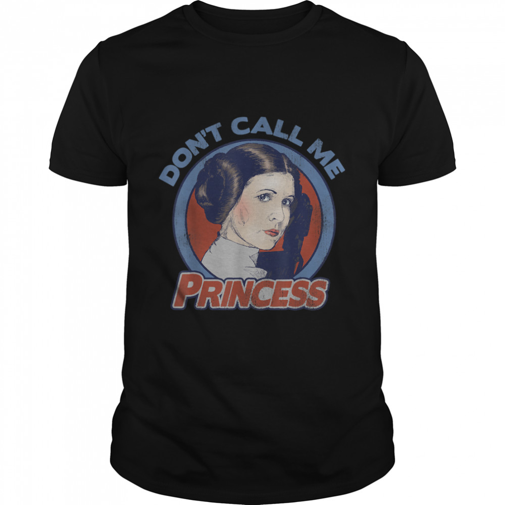 Star Wars Leia Don'T Call Me Princess Graphic T-Shirt C1