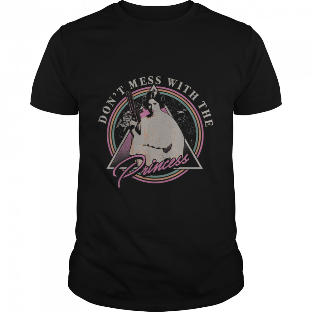 Star Wars Leia Don'T Mess With The Princess Graphic T-Shirt